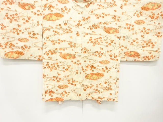 きぬたや謹製　本総絞り　竜田川に菊模様　羽織